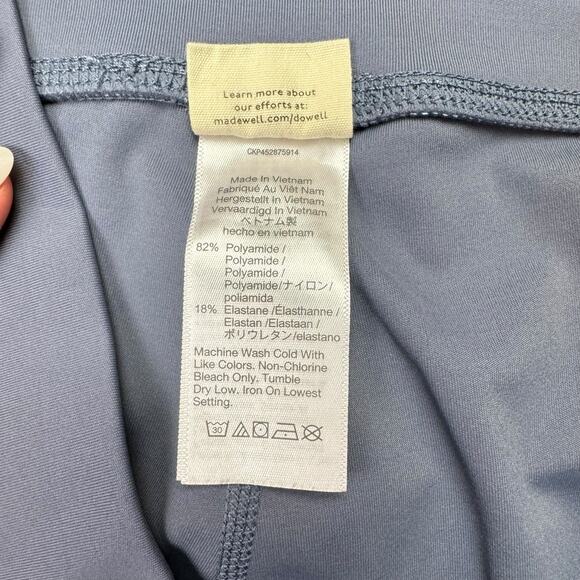 Madewell MWL Form High Rise Blue Ankle Length Athleisure Workout Leggings 23" - Picture 7 of 7